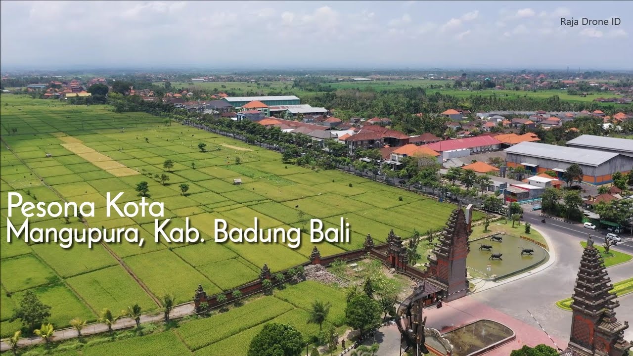 Drone Kota Mangupura Kabupaten Badung Bali 2019