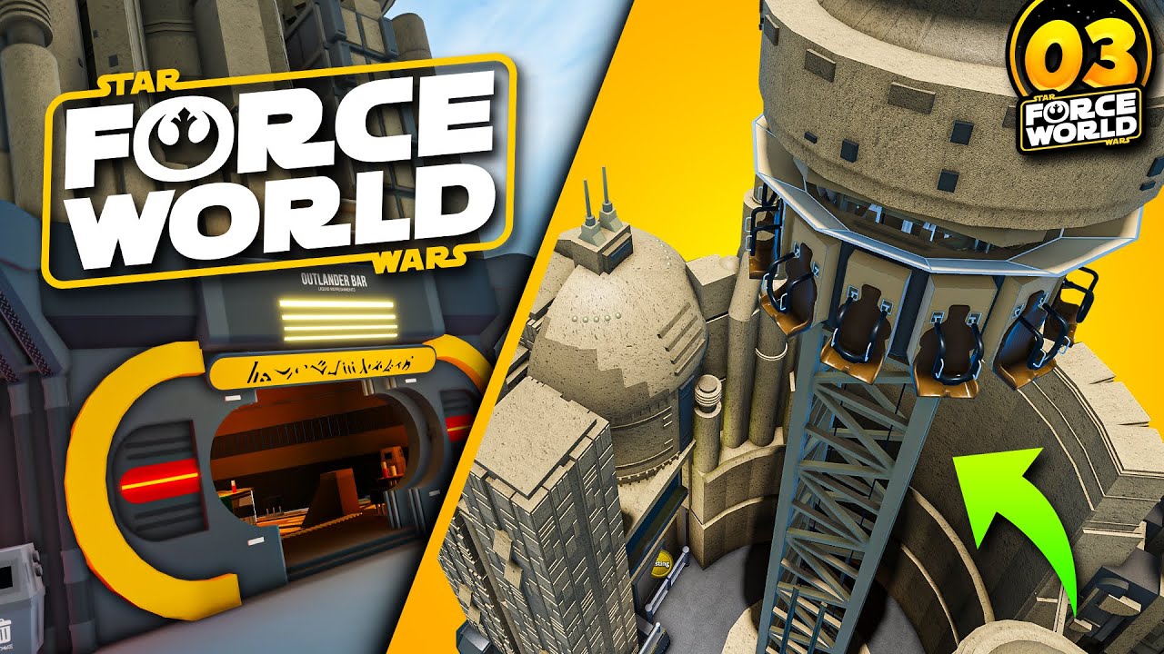I Added the First Ride to CORUSCANT! • Building Force World | #3