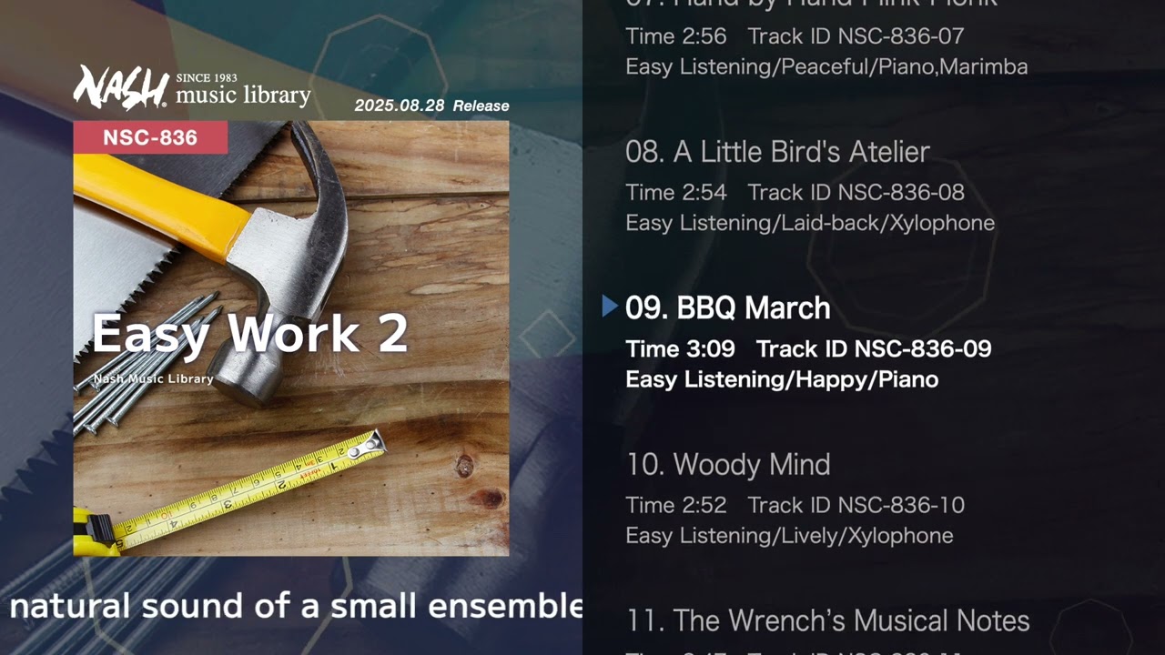 ☕🎵Light Music for Lifestyle, Learning & Creative Work | Royalty-Free Background Music 【NML Demo】