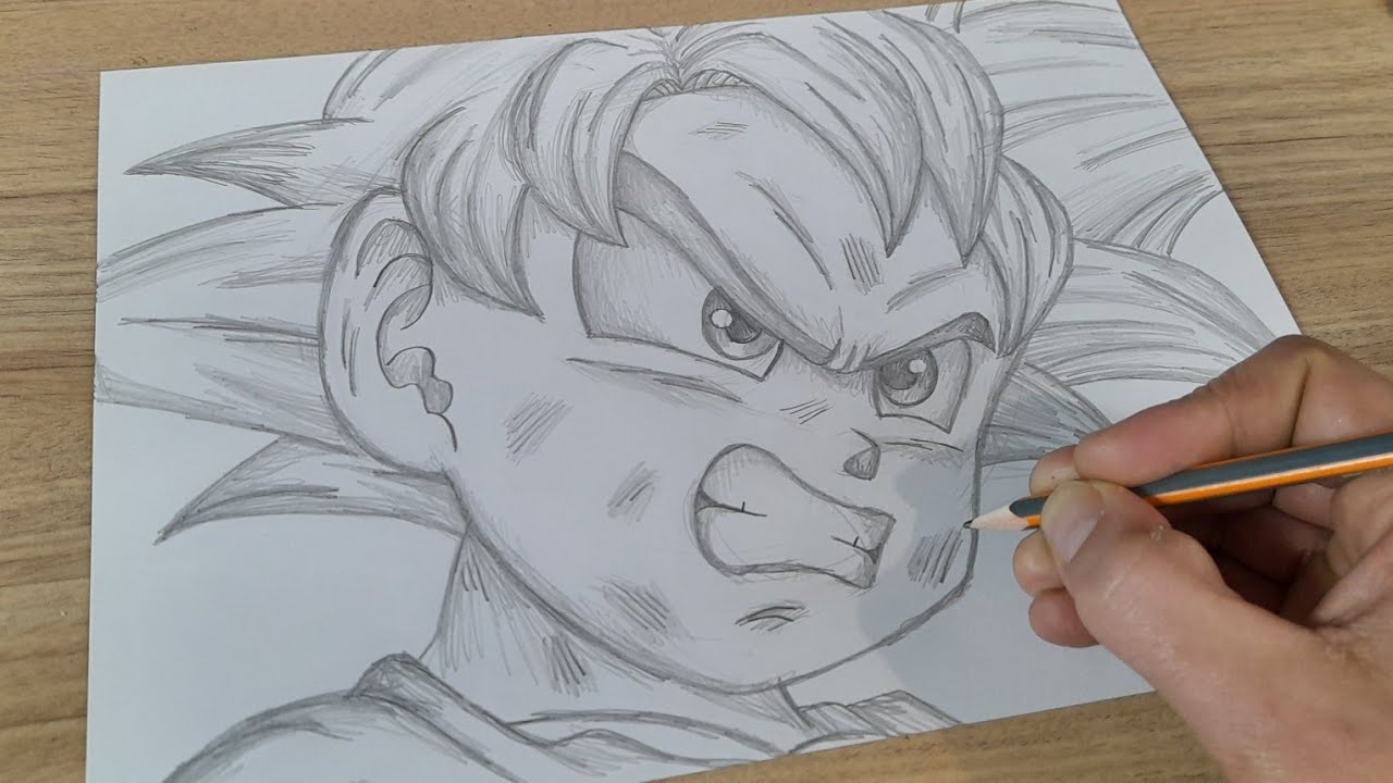 COMO DESENHAR O GOTEN SSJ GOD