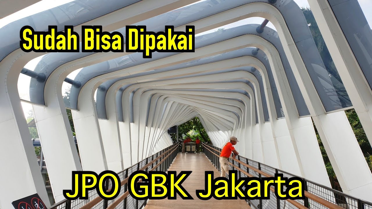 JPO Gelora Bung Karno (GBK) | Full Walking through the New GBK Bridge