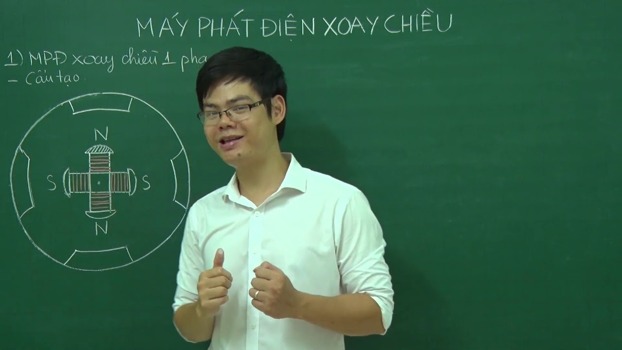 Máy phát điện xoay chiều 1 pha buổi 1: lý thuyết bài tập cơ bản