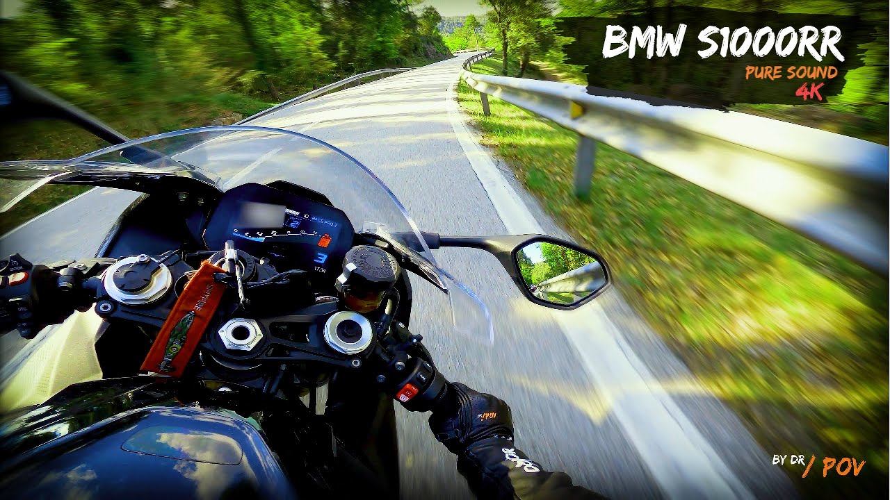 BMW S1000RR PURE SOUND w/Akrapovic Full System  Pops and Bangs / POV RIDE / 4K / By DRPOV