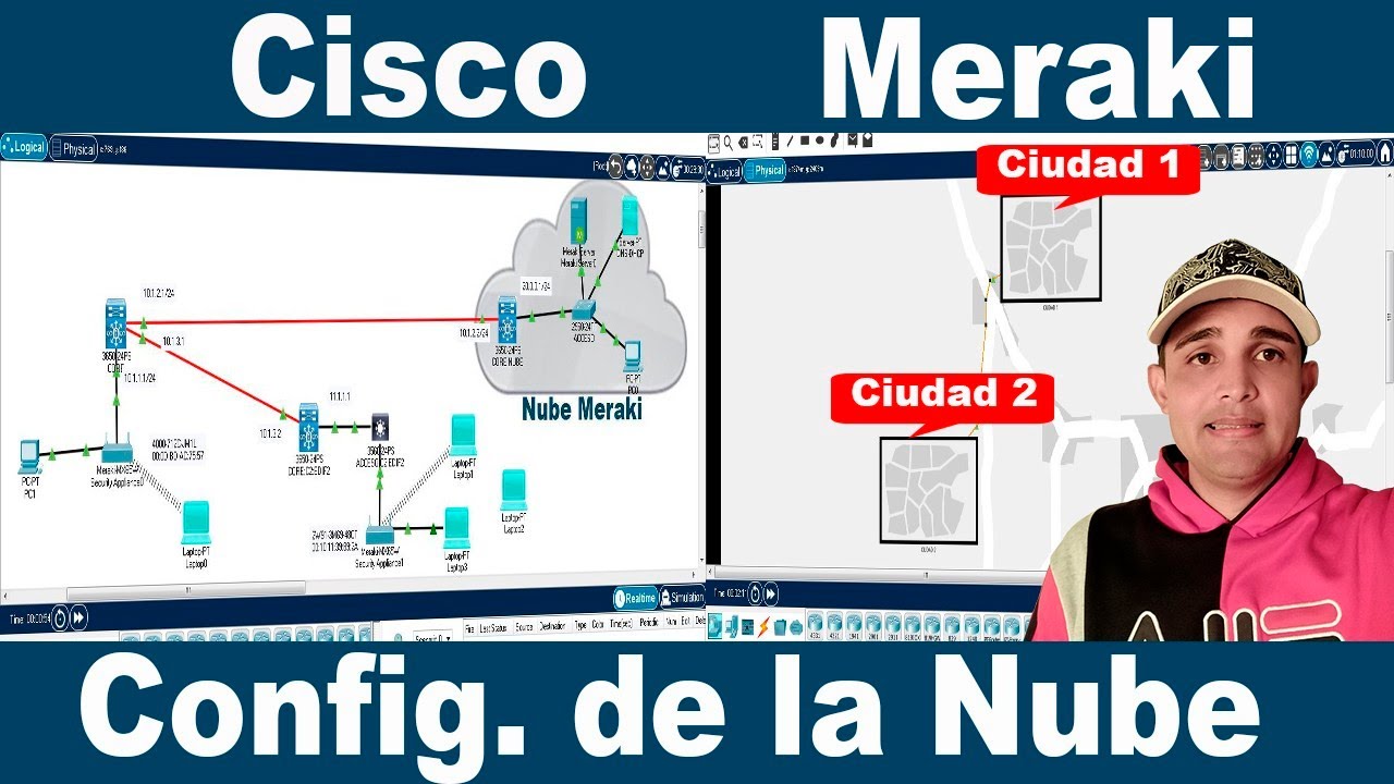 APRENDE Cómo Configurar CISCO MERAKI MX Español 💥 Configuración en [Packet Tracer 8.0] mx64w