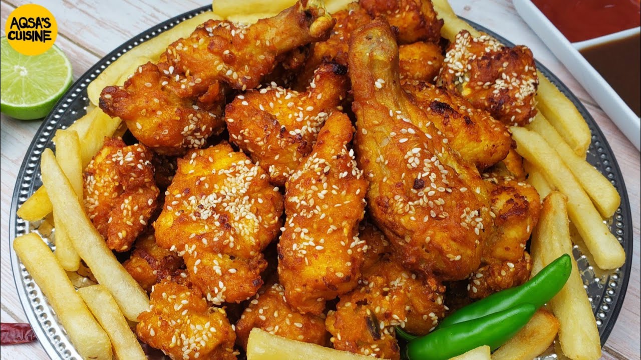 DABU CHICKEN RECIPE | دابو چکن | DABO FRIED CHICKEN || by Aqsa's Cuisine