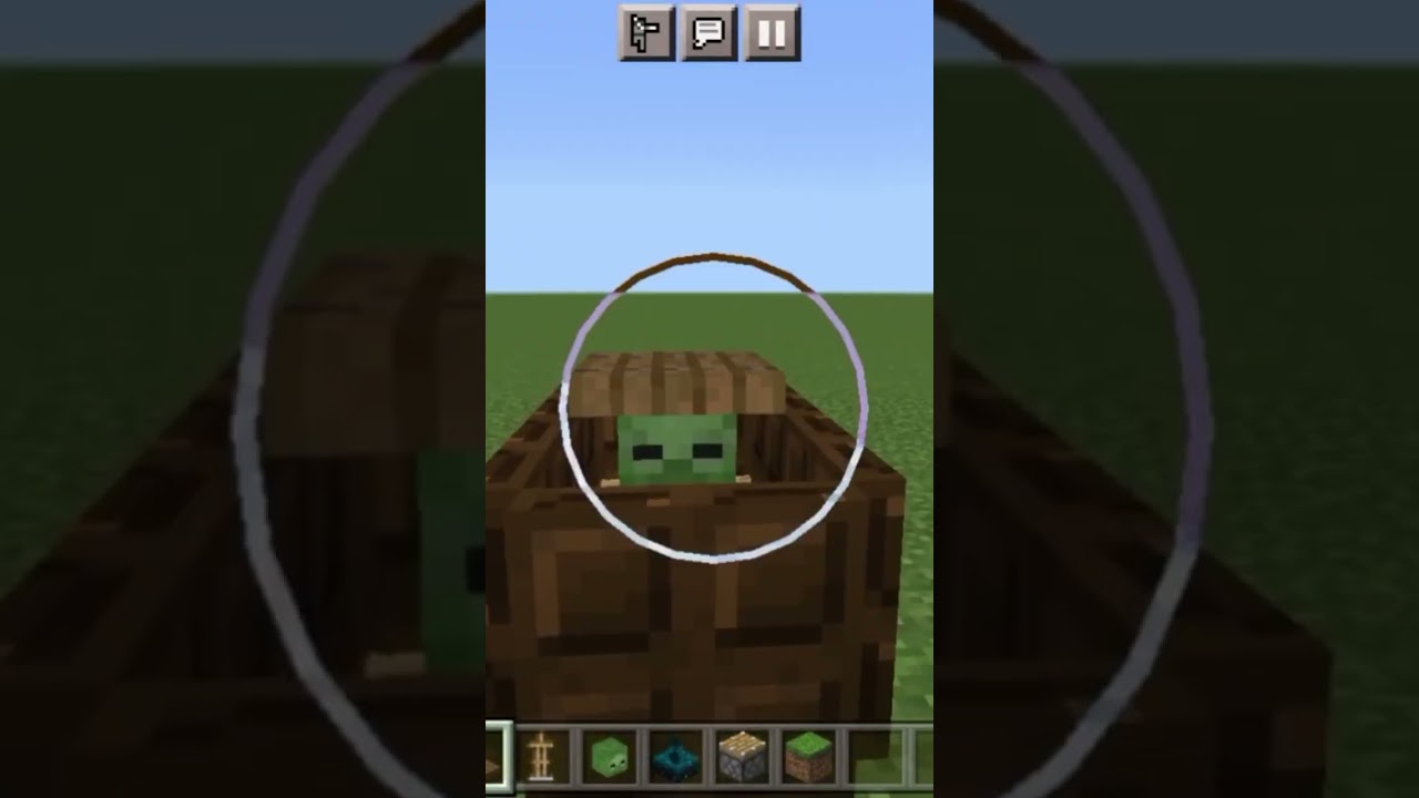 Minecraft Rip Zombie Tiktok Hack #trending  #shortsfeed