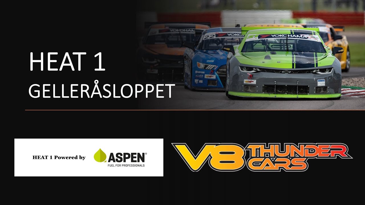 V8 THUNDER CARS | LIVE | HEAT 1 | GELLERÅSLOPPET | KARLSKOGA