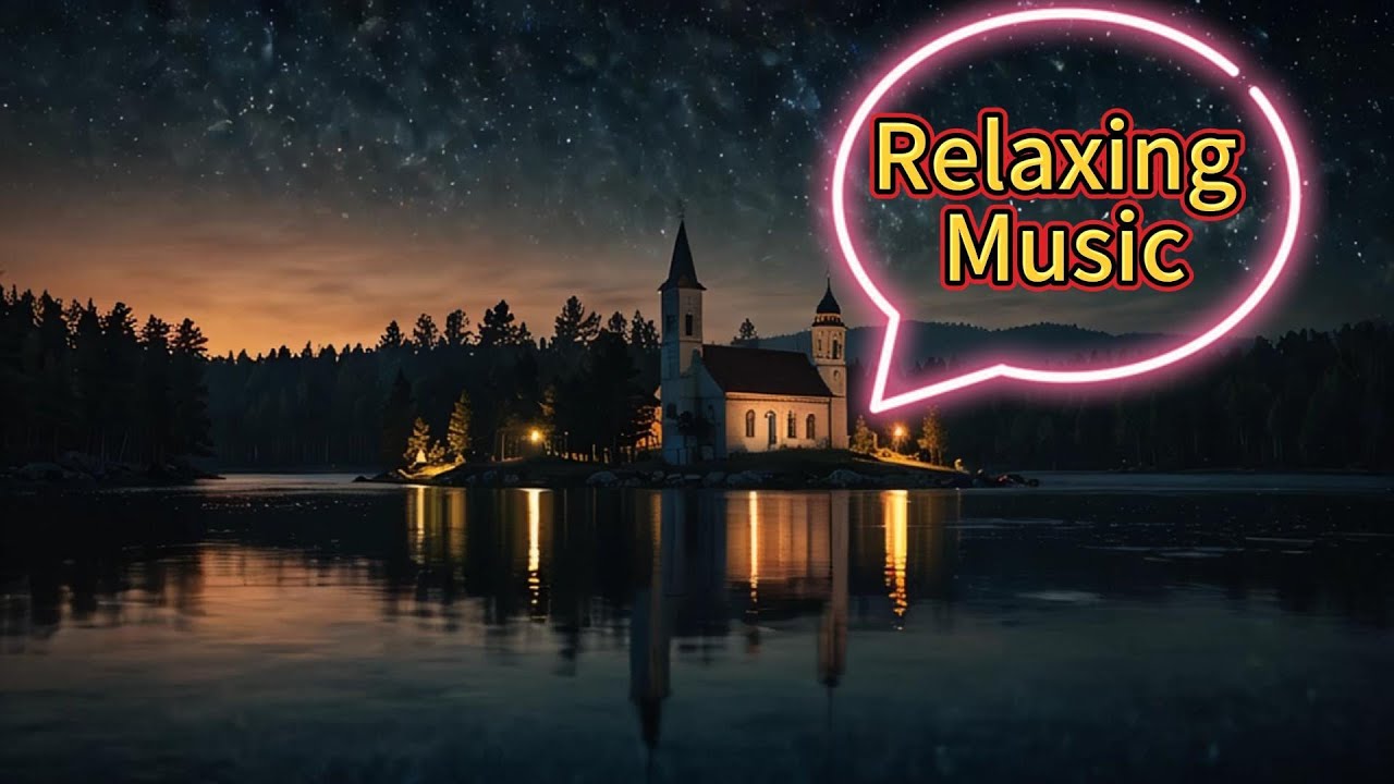🌠🪵 2 HOURS Night at the Pine Lake • Calm Music for Instant Sleep, Peaceful Water & Forest Ambience