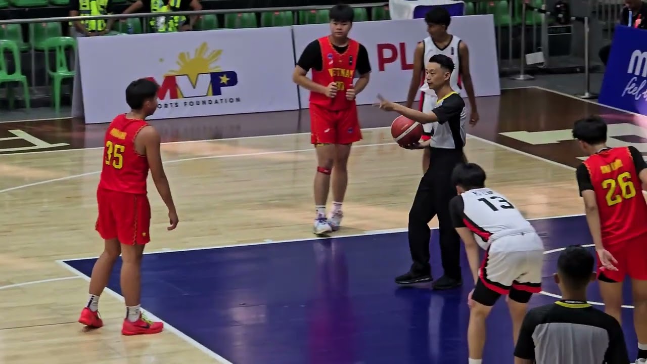 Vietnam vs. Singapore, U16 Asia Cup Basketball,  SEABA Qualifiers 2025, May 25, 2025