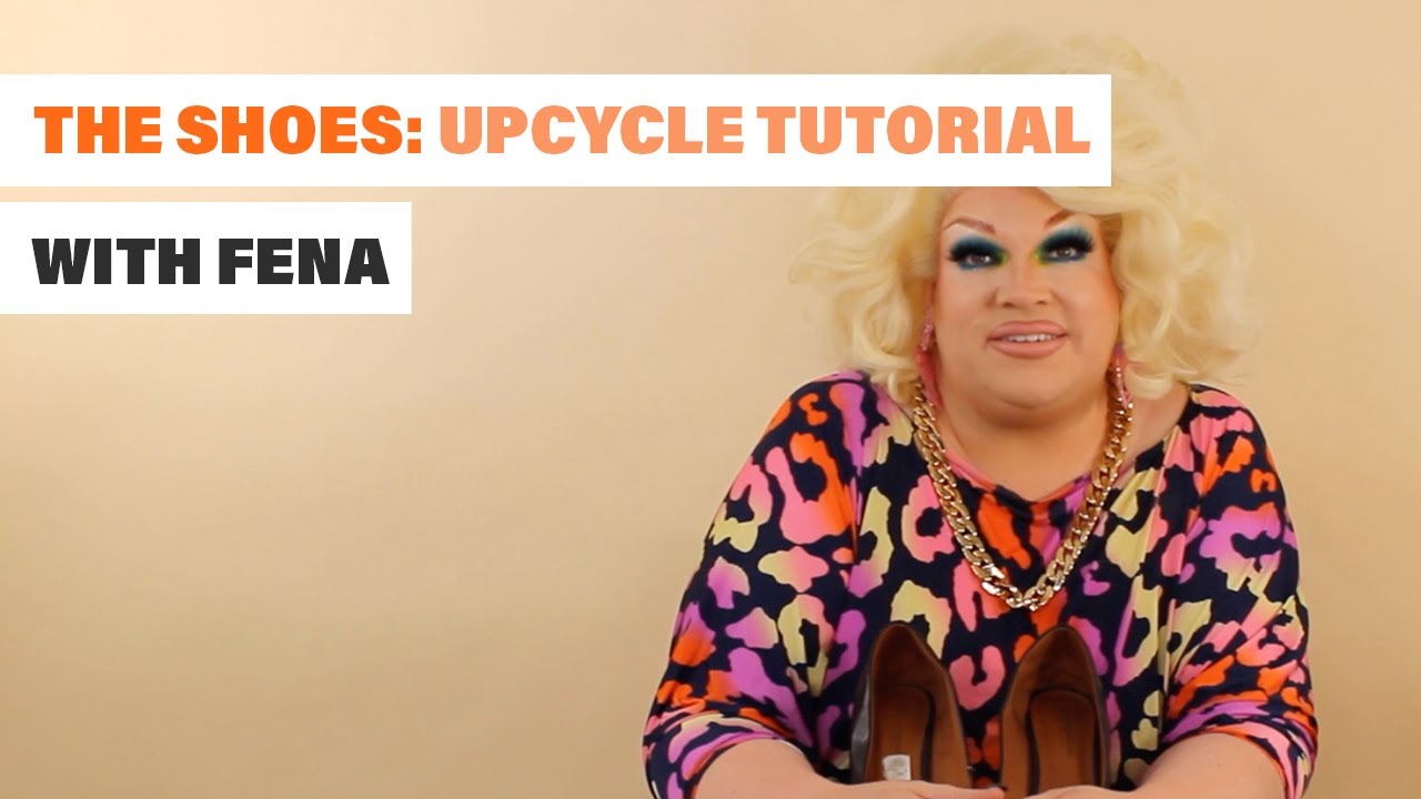 How to Stone Shoes with Drag Queen Fena Barbitall | DIY High Heel Upcycle