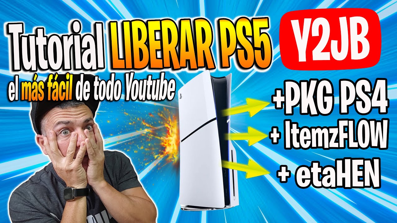 Tutorial LIBERAR PS5 sin Disco, Sin Lector, Sin ISO, El Mas fácil de TODO YOUTUBE