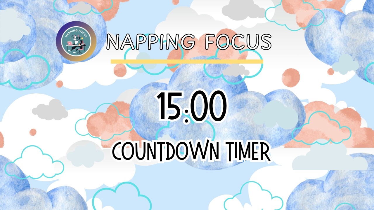 15 Minute Study Timer 🌧️ Deep Focus Rain & Soft Piano