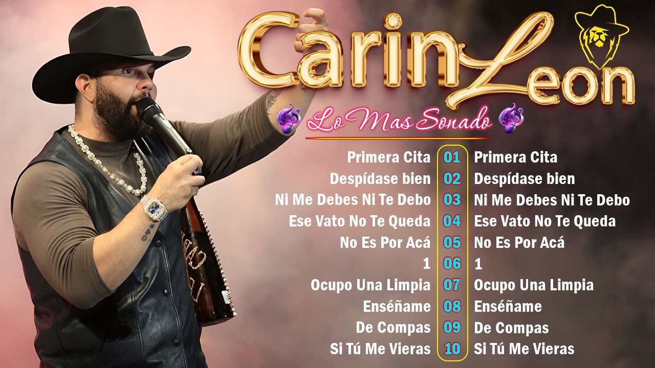 Carin León 2026 💚 Grandes Éxitos Románticos 🌹 Mix Completo de Canciones Nuevas | Álbum Romántico