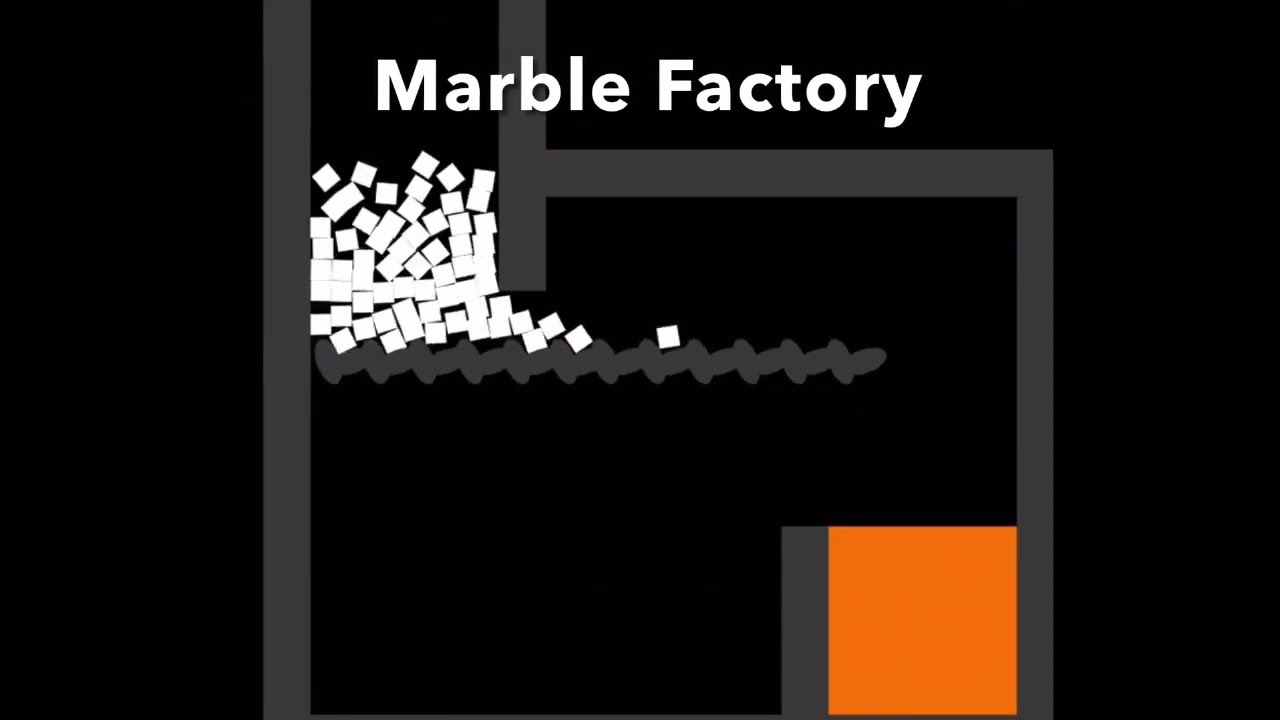 Marble Factory in Algodoo