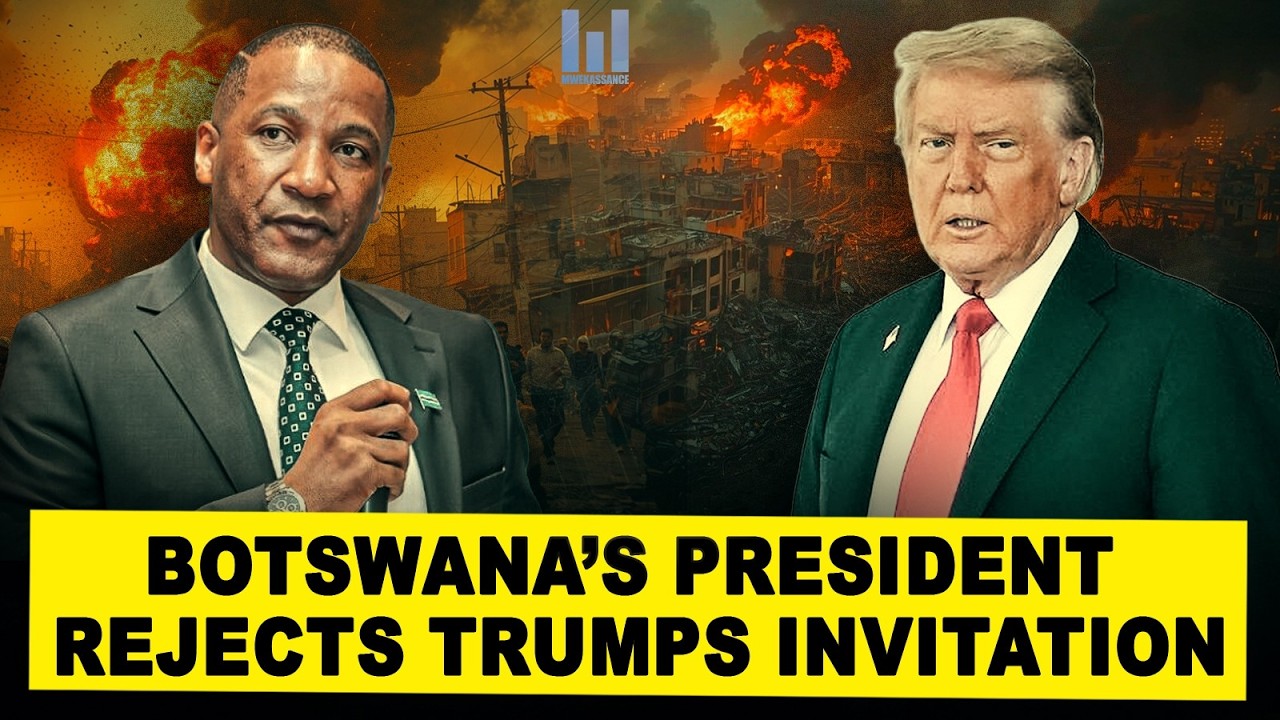 BOTSWANA PRESIDENT REJECTS TRUMP’S INVITATION