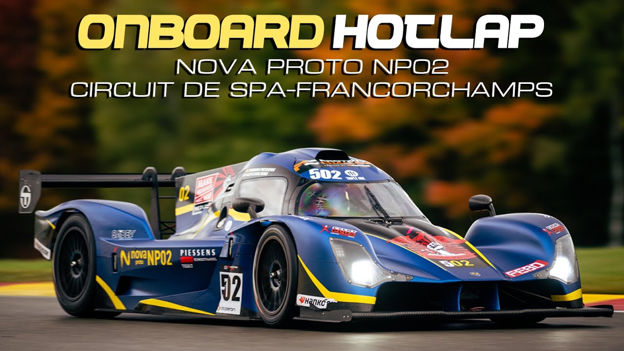 POV Hotlap: Nova Proto NP02 @circuit_spa_francorchamps | Pure V8 Engine Sounds