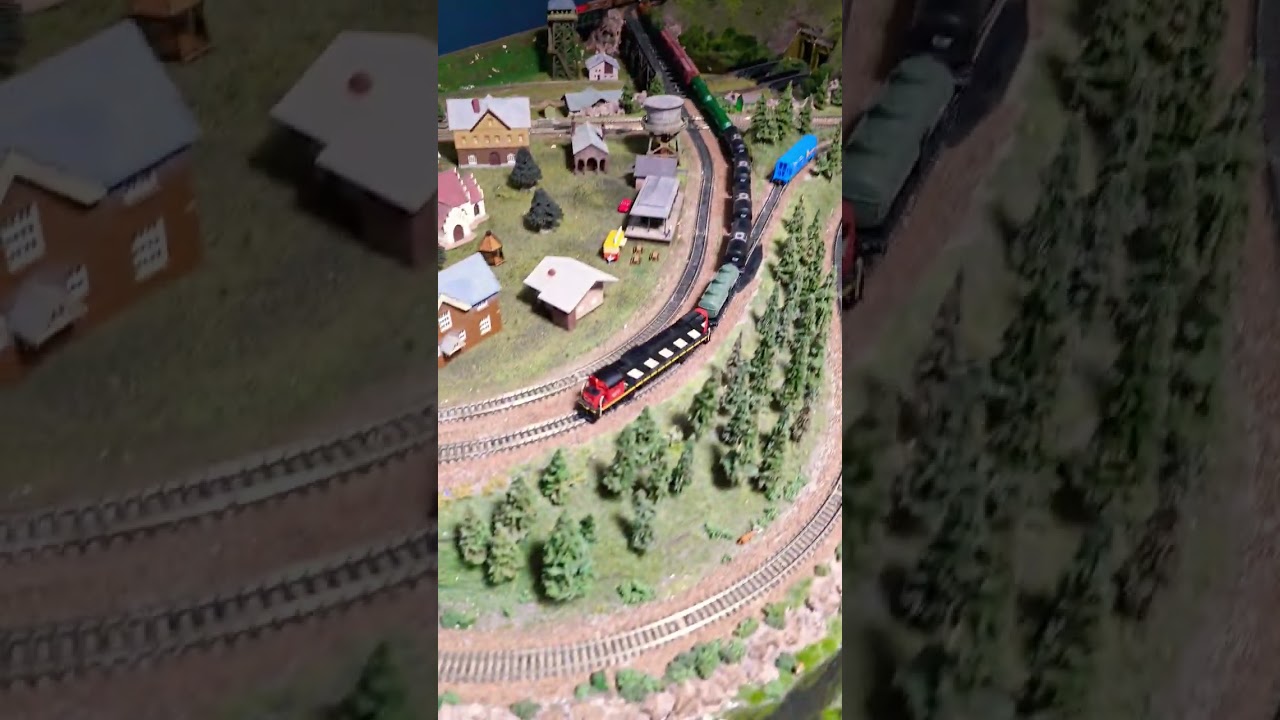 N scale Gulf Summit lines and Susquehanna Valley Railway layout.