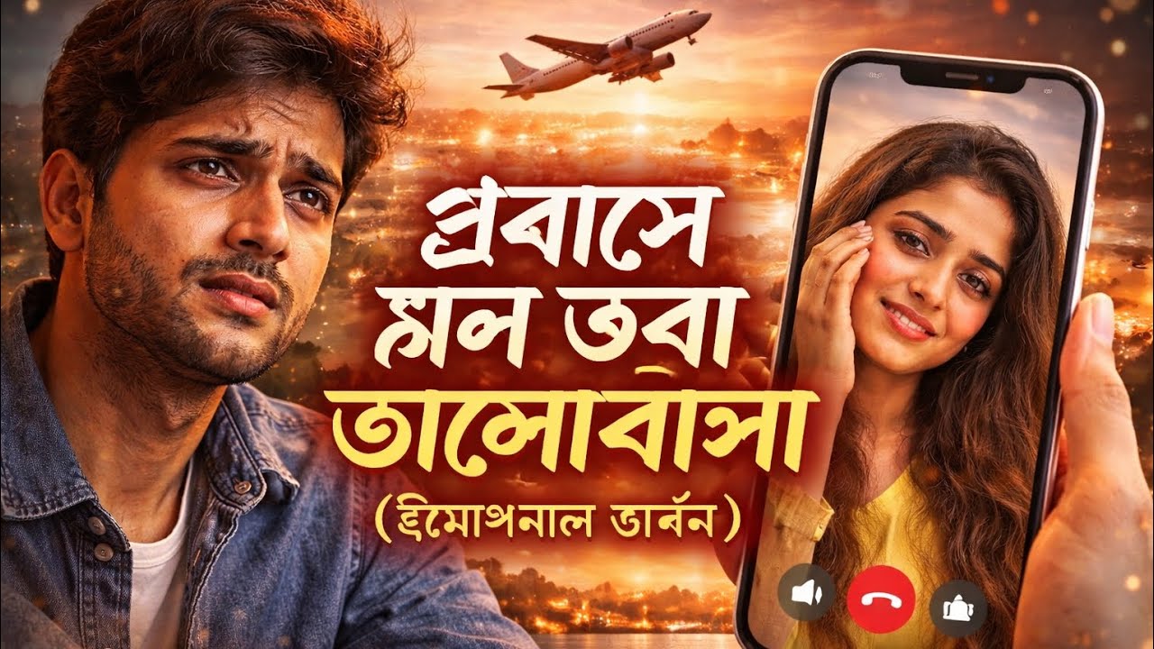 প্রবাসে মন ভরা ভালোবাসা | Emotional Bangla Song | Abinashi Sur