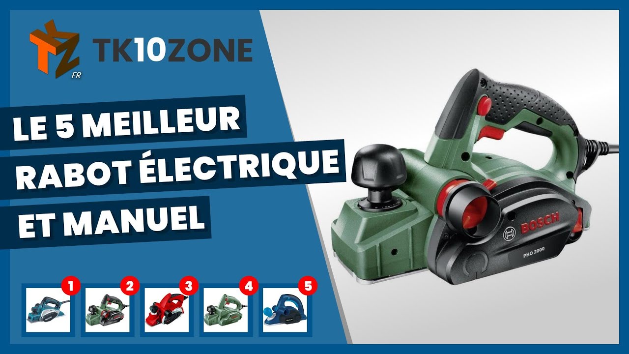 Le 5 meilleur rabot &eacute;lectrique et manuel