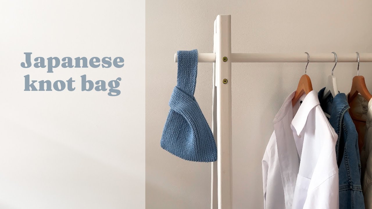 Japanese knot bag - summer crochet bag pattern