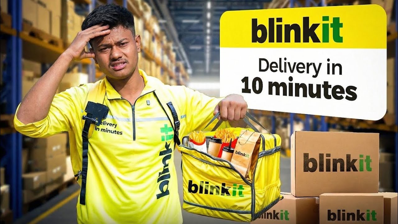 12 hour challange as a blinkit rider 