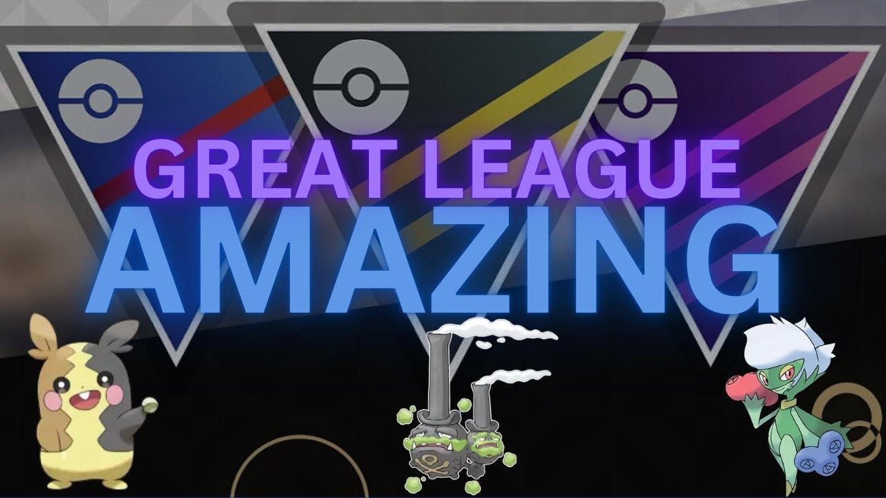 Great League Morpeko Roserade Galarian Weezing team is AMAZING in PokemonGo!