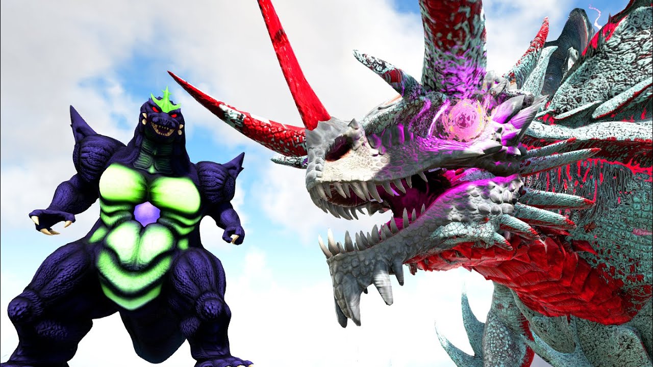 NEW KAITAN PRIME BOSS vs. SUPER GODZILLA | ARK Kaiju Battle 🦎