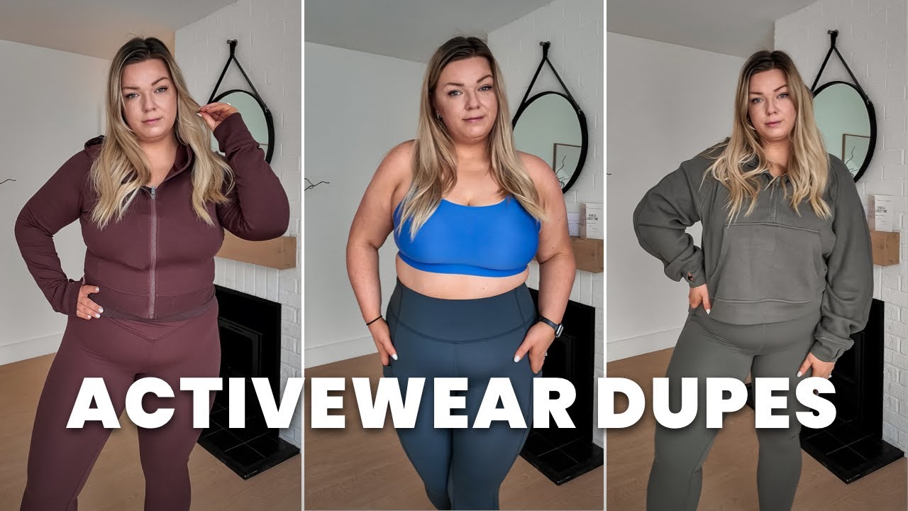 Amazon Activewear Dupes | Plus Size Try On Haul