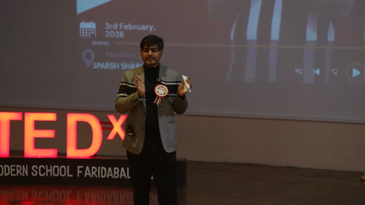Turning Pain Into Social Impact | Sparsh Sharma | TEDxModern School Faridabad Youth