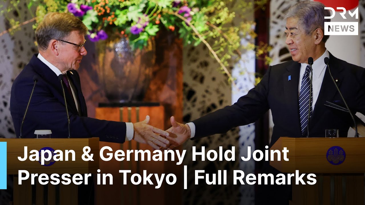 FULL REMARKS: Japan&rsquo;s Defense Chief & Germany&rsquo;s Foreign Secretary Hold Joint Presser in Tokyo |AC1B