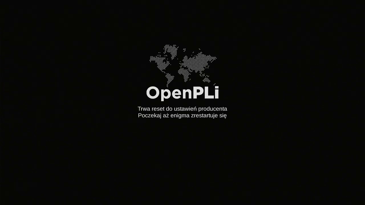 Ustawienia fabryczne OpenPLI 9.1