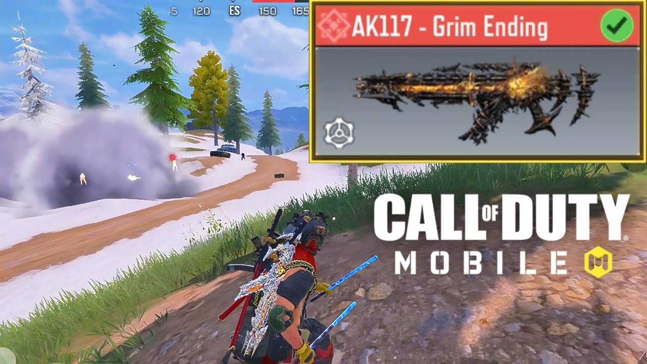 Intense Mythic AK117 Grim Ending Gameplay in COD Mobile Battle Royale 🤩