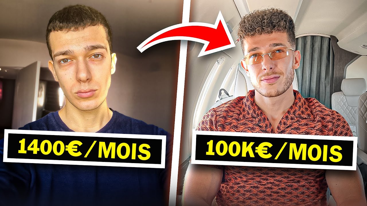 Je suis passé de 1400€/mois à 100000€/mois : mon histoire en toute INTIMITÉ