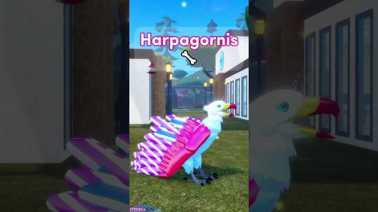 Harpagornis - Haast's Eagle * extinct bird 🐤🦴 Feather Family #RobloxShorts #FeatherFamily