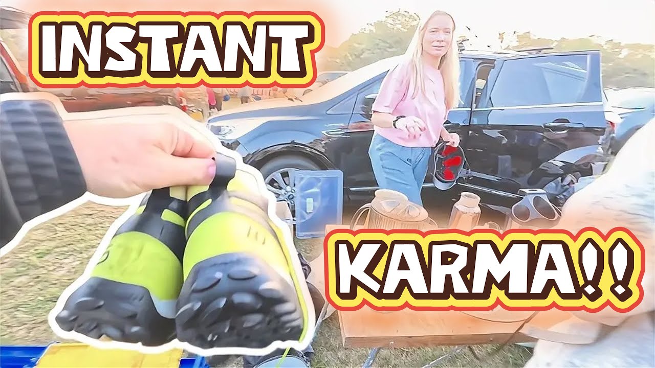 Instant Karma that PAID OFF!! Being honest returned the favour!! Carboot Hunting. POV #ebay #blessed