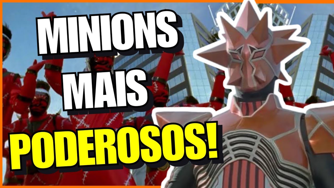 OS 10 MINIONS (capangas) MAIS PODEROSOS DE POWER RANGERS!
