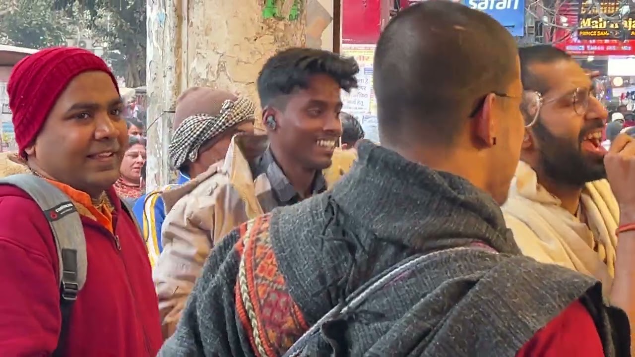 Harinaam Sankirtan @ Chandani Chowk || HG Pavan Nitai Chandra Pr || ISKCON Chhipiwara || 9 Jan