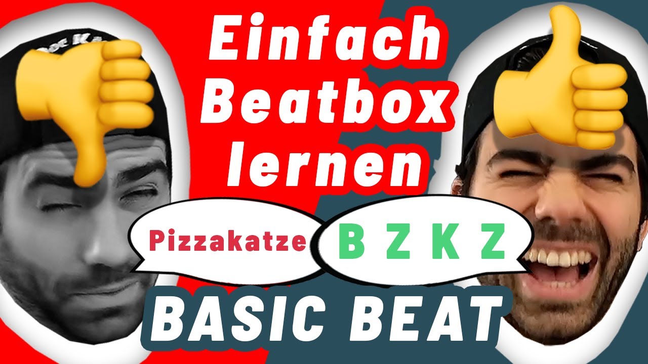 Einfach Beatbox lernen #04: Basic Beat (der Pizzakatzen-Beat)
