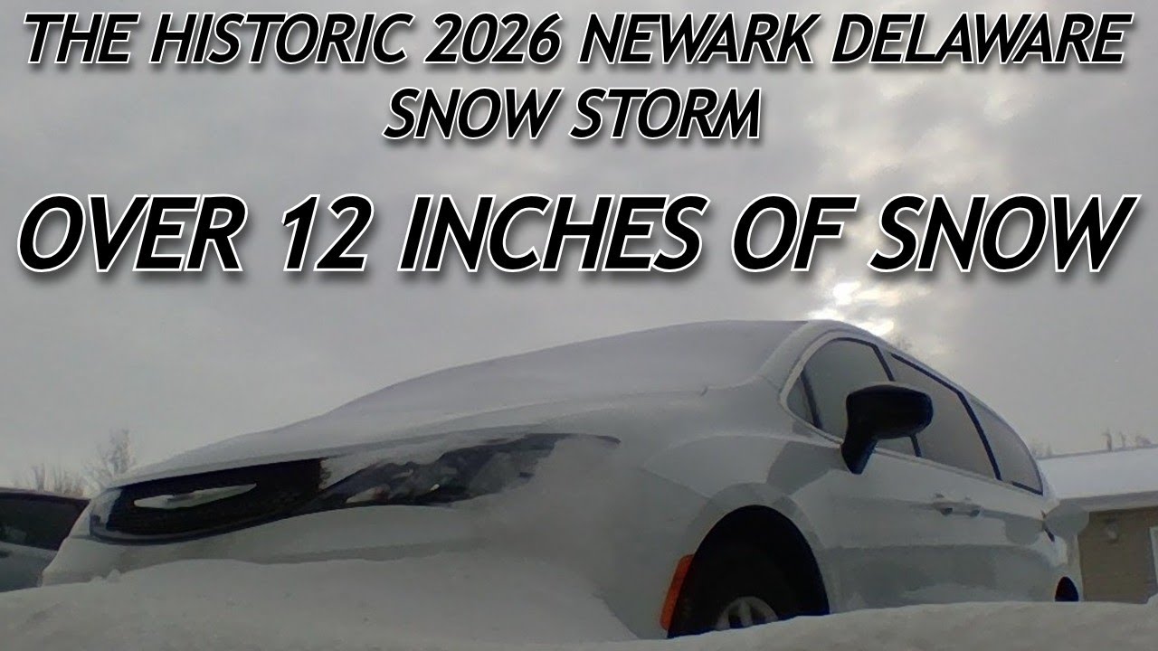 THE HISTORIC 2026 NEWARK DELAWARE SNOW STORM !
