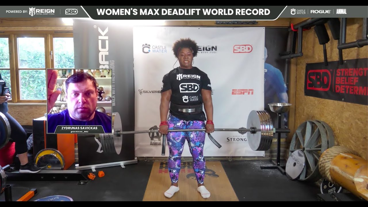ANDREA THOMPSON WORLD RECORD DEADLIFT | WUS FEATS OF STRENGTH