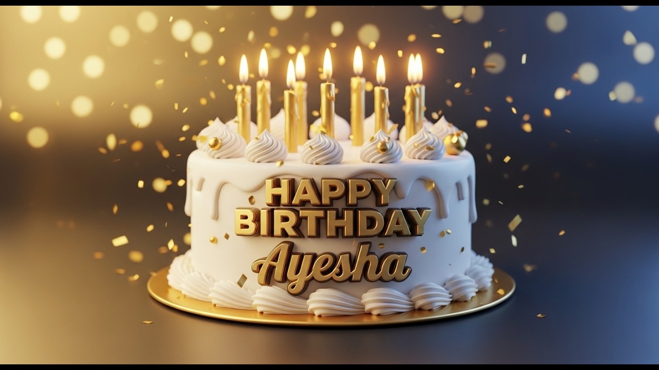 Ayesha’ Birthday Celebration | Heartfelt Wishes Video