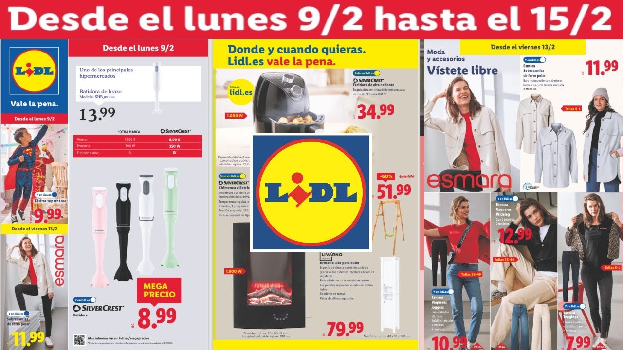 🇪🇸🔥LIDL BAZAR 🛒PROXIMA SEMANA🗓 DEL LUNES 9 AL DOMINGO 15 DE FEBRERO /  MEGA PRECIO