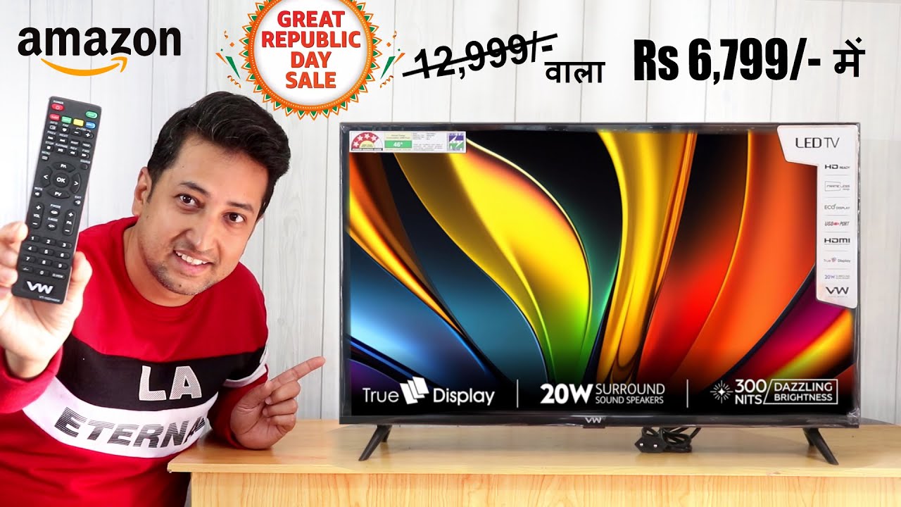 Best TV to buy in republic day sale 2026 🔥 Best TV in India 2026 under 7000 😱 VW TV frameless review