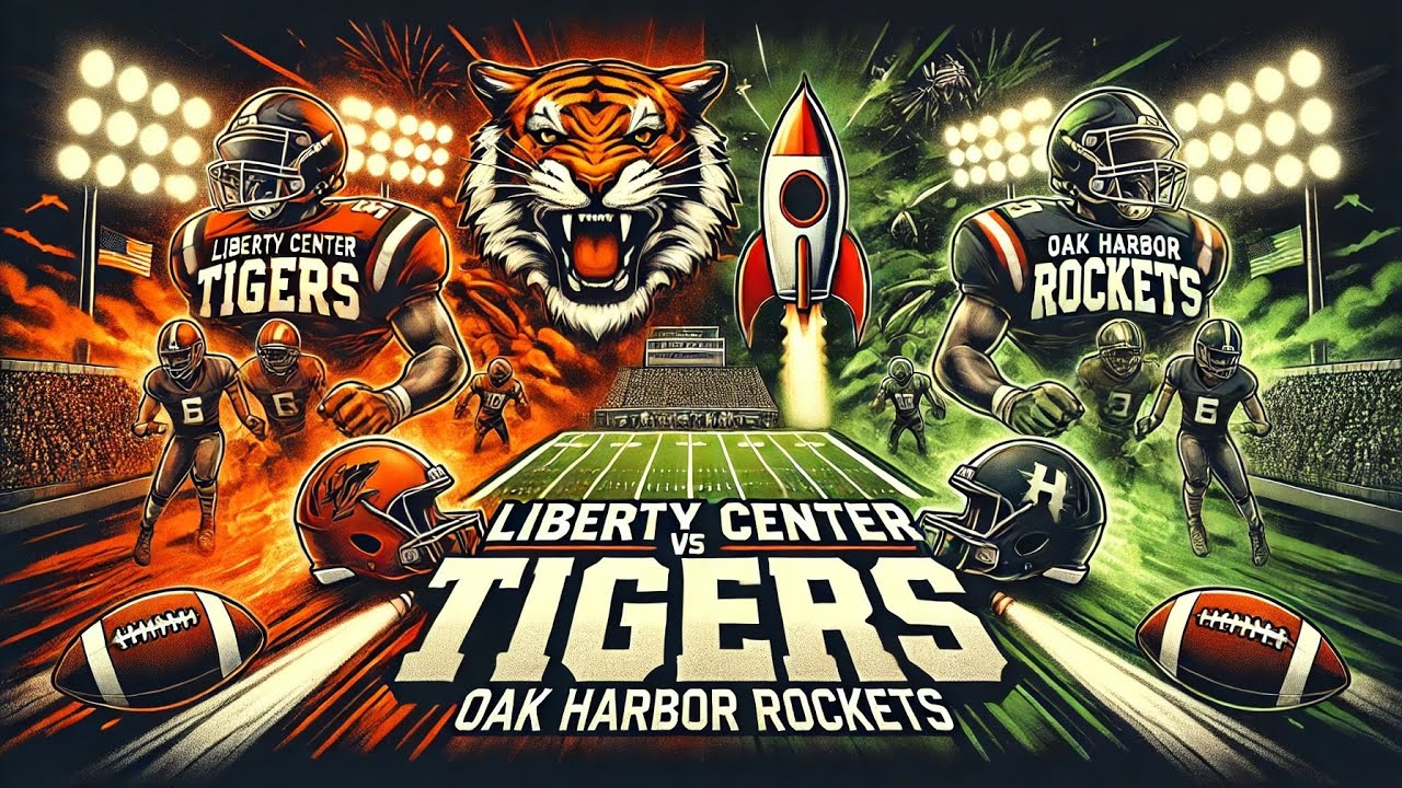 Boys Varsity Football: Liberty Center  -VS-  Oak Harbor