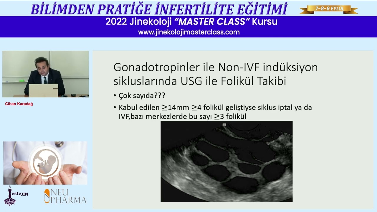 İndüksiyon Sikluslarında Ultrasonografik Değerlendirme / Doç.Dr. Cihan Karadağ