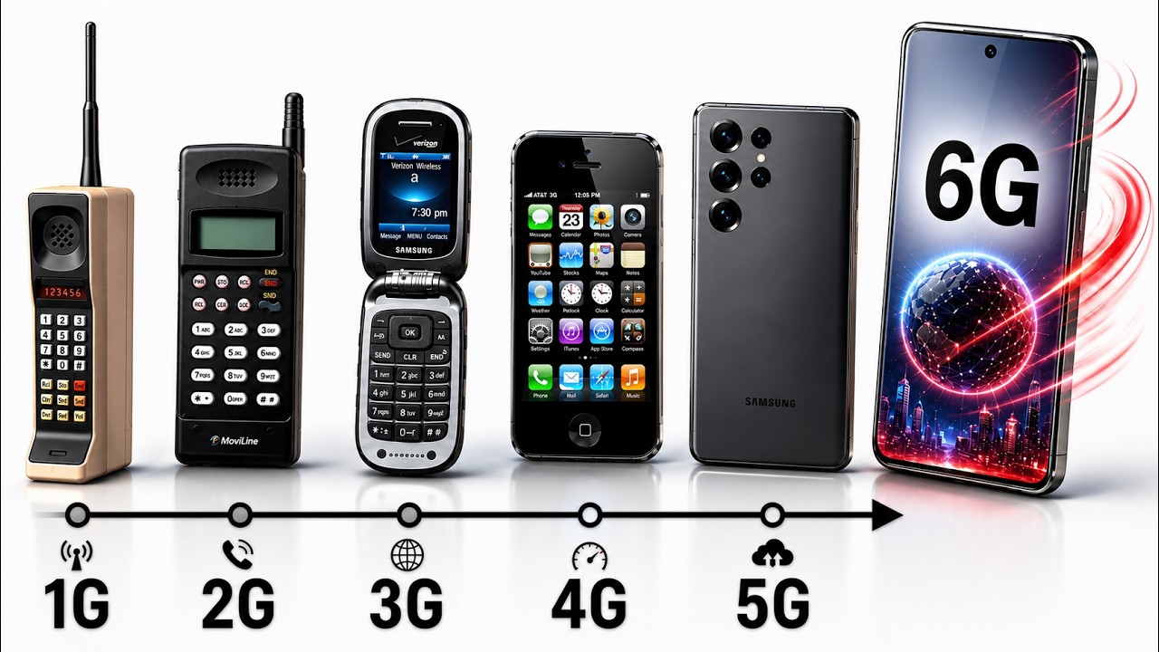 Every Mobile Network Explained in 8 Minute