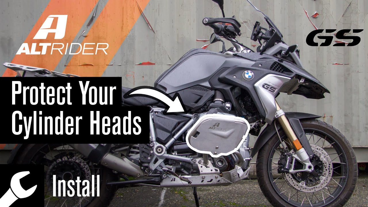 AltRider BMW R1250GS Cylinder Head Guard Install