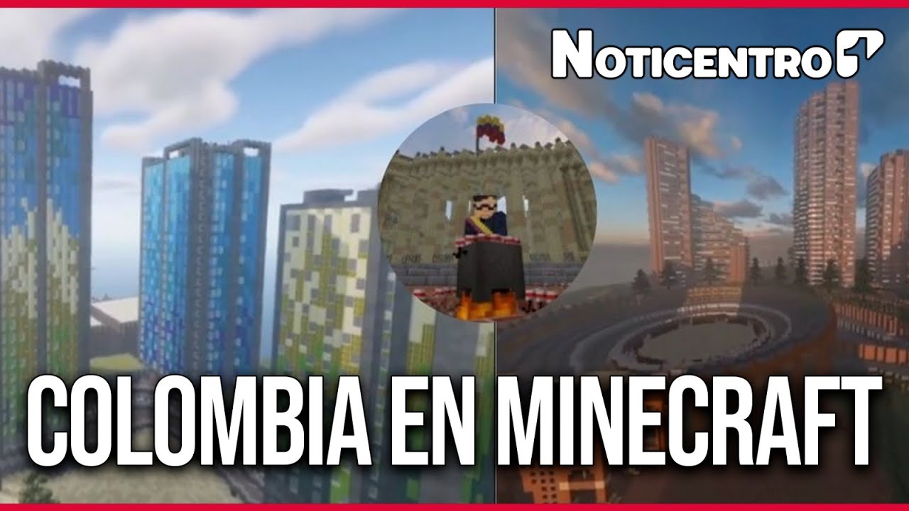 Colombia cobra vida en Minecraft y el proyecto sorprende por su nivel de detalle | Noticias Canal 1