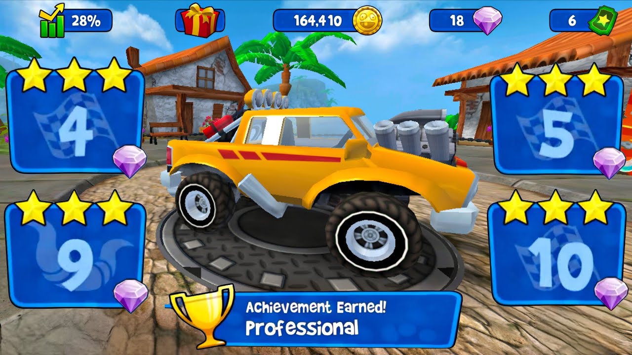 Chowder Bowl ALL-STAR Completed! Max 1000 HP Rhino DOMINATES! — Beach Buggy Racing 