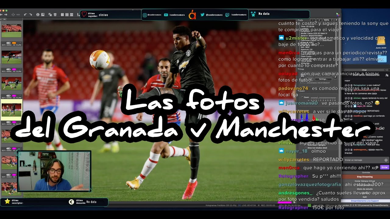 Fotografiando al Manchester United - Soy fot&oacute;grafo en Twitch #1